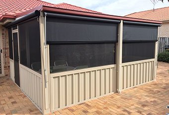 Exterior Straight Drop Awnings