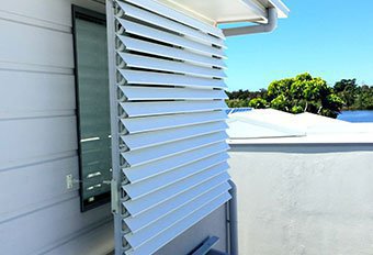 Exterior Louvered Awnings